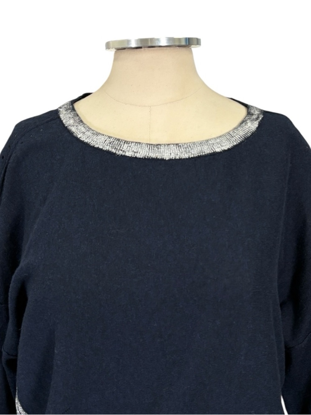 Zadig & Voltaire Anouk Foil Cashmere Blend Sweater Size XS - Picture 5 of 11